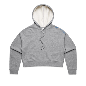 CFW Shoulder Scratch Relax Crop Hoodie