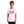 Child wearing a pink t-shirt with a graphic design on a white background