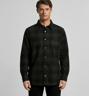 CFM Coal check flannel