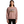Person wearing a pink sweatshirt with a graphic design on a white background